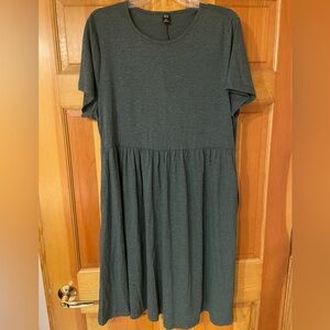 SHEIN Emery Rose Babydoll Midi Dress